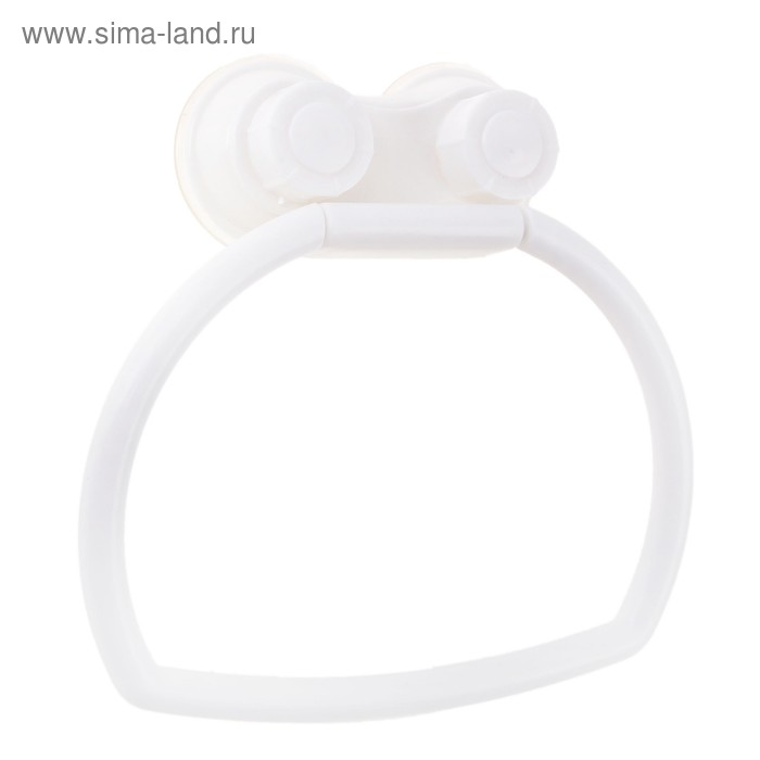 Держатель для туалетной бумаги «Белая коллекция», на присосках - Фото 1