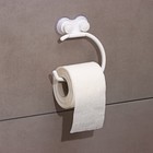 Держатель для туалетной бумаги на присосках, 14,5×15×3 см - фото 5829381