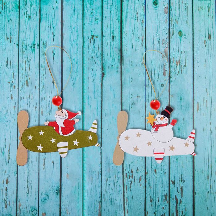 Елочная игрушка «Весёлый вертолёт», МИКС - Фото 1