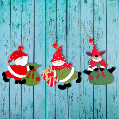 Елочная игрушка «Новогодние подарки», золотая нить, МИКС