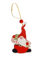 Елочная игрушка «Дед Мороз», золотая нить, МИКС 154265