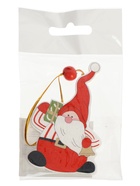 Елочная игрушка «Дед Мороз», золотая нить, МИКС 154265