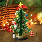 Сувенир «Елка на подставке», с золотым контуром, 17 см, МИКС - Фото 3