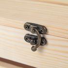 Ящик для хранения, 30×20×10 см, деревянный, с крышкой и замком - Фото 5