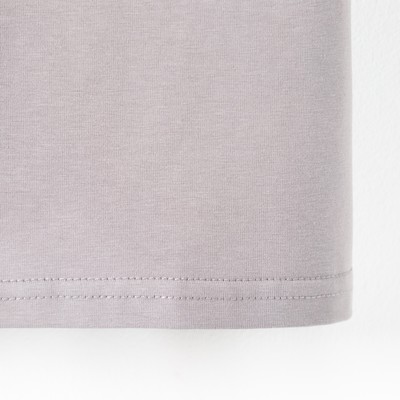 Футболка женская MINAKU: Basic line, серая, размер 50