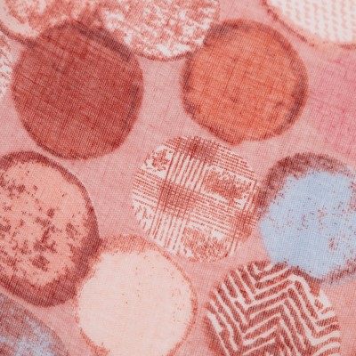 Палантин текстильный, цвет красный, размер 90х180 см