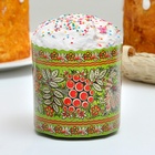 Форма для выпечки кулича бумажная Деко-про «Хохлома», одноразовая, 9×9 см, МИКС - Фото 4