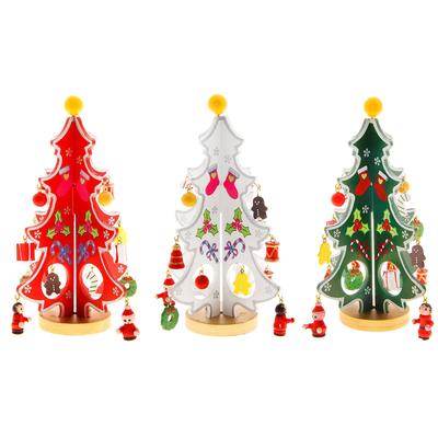 Сувенир новогодний «Елка на подставке», МИКС