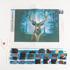 Алмазная мозаика с полным заполнением на холсте «Олень» 30х40 см - фото 24718923