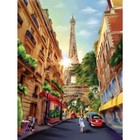 Алмазная мозаика с полным заполнением на холсте «Париж» 30х40 см - Фото 5