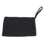 Косметичка простая "Алиса" наружный карман, с ручкой, черная - Фото 1