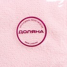 Чалма для сушки волос Доляна, микрофибра, с пуговкой, цвет розовый - Фото 6