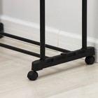 Вешалка - стойка напольная для одежды Доляна, телескопическая, 2 перекладины, 80(145) × 43×90(160) см - Фото 4