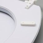 Сиденье для унитаза с крышкой Доляна «Пляж со звездой», 40×37 см, мягкое - Фото 7