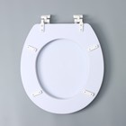 Сиденье для унитаза с крышкой Доляна «Пляж со звездой», 40×37 см, мягкое - Фото 9