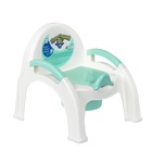 Горшок - стульчик с крышкой, мятный - Фото 4