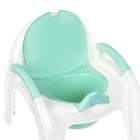 Горшок - стульчик с крышкой, мятный - Фото 7
