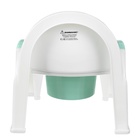 Горшок - стульчик с крышкой, мятный - Фото 10