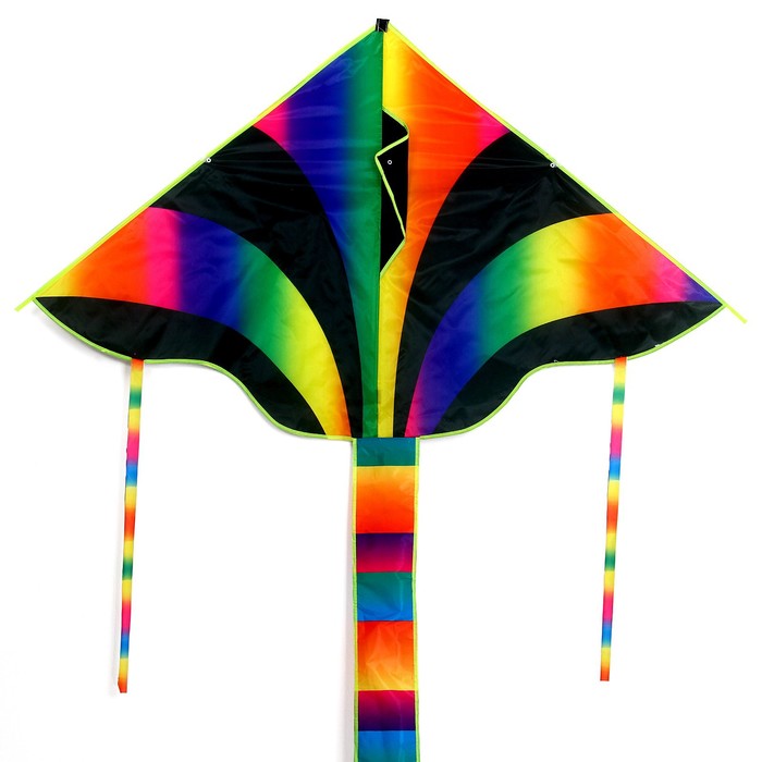 Воздушный змей «Радуга», с леской, цвета МИКС - фото 1905746708