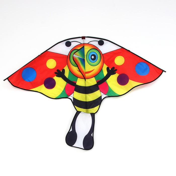 Воздушный змей «Пчёлка», с леской, цвета МИКС - фото 1905746742