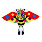 Воздушный змей «Пчёлка», с леской, цвета МИКС - фото 6385023