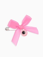 Булавка-оберег «Для дочки», 3 см, розовая в серебре - Фото 1
