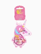 Набор детских украшений Выбражулька «Единорог», 5 предметов: 2 заколки, браслет, клипсы, кольцо, разноцветный - фото 64143006