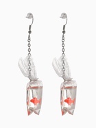 Серьги акриловые «Рыбка в пакете», оранжевые - Фото 3