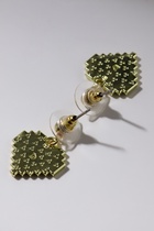 Серьги ассорти «Сердечки» пиксели, цвет красно-чёрный в золоте - Фото 3