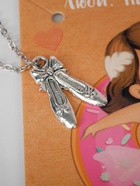 Кулон «Люби и наслаждайся» балетные пуанты, цвет чернёное серебро, 40 см 5450973