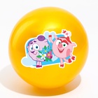 Мяч детский «Нюша и Бараш», Смешарики, диаметр 22 см, 60 г., цвета МИКС - фото 4881379