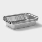 Набор форм для выпечки из фольги Доляна, 860 мл, 21×14 см, 5 шт. - Фото 5