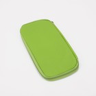 Косметичка-органайзер, отдел на молнии, наружный карман, цвет зелёный - фото 25462759