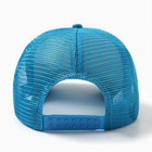 Бейсболка, цвет голубой, размер 56-58 - Фото 3