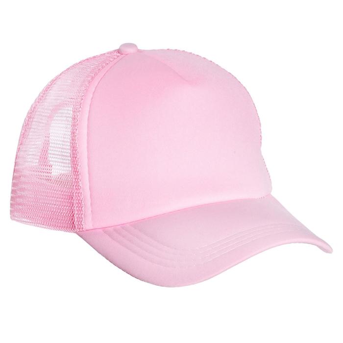 Бейсболка, цвет розовый, размер 56-58