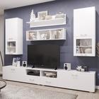 Гостиная «Жак», 2800×450×2200 мм, белый глянец МДФ/ белый ЛДСП - Фото 1