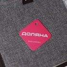 Короб стеллажный для хранения с двойной крышкой Доляна «Тэри», 49×29×24 см, серый - Фото 5