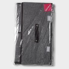 Короб стеллажный для хранения с двойной крышкой Доляна «Тэри», 49×29×24 см, серый - Фото 4