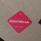 Короб стеллажный для хранения с двойной крышкой Доляна «Тэри», 50×30×25 см, бежевый - Фото 5