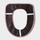 Чехол на сиденье для унитаза на липучках Доляна «Плюша», 37×42 см, цвет МИКС - Фото 7