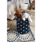 Корзина для белья Доляна «Звёздочки», 35×45 см - Фото 2