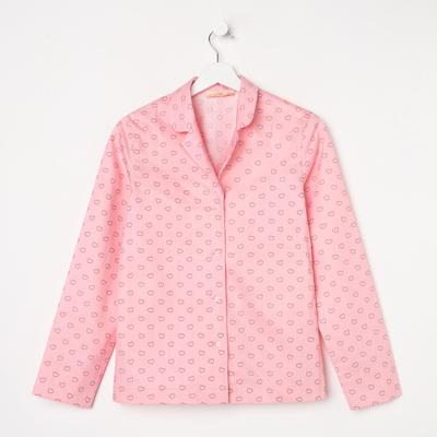Рубашка женские KAFTAN «Сердца», размер 44-46