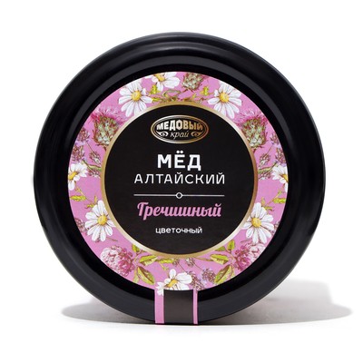 Мёд алтайский гречишный, натуральный цветочный, 200 г