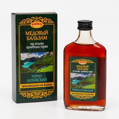 Безалкогольный алтайский медовый бальзам на травах «Горно-Алтайский», 250 мл