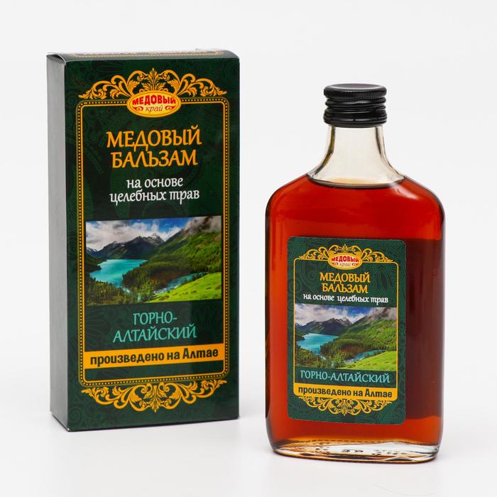 Безалкогольный алтайский медовый бальзам на травах «Горно-Алтайский», 250 мл - Фото 1