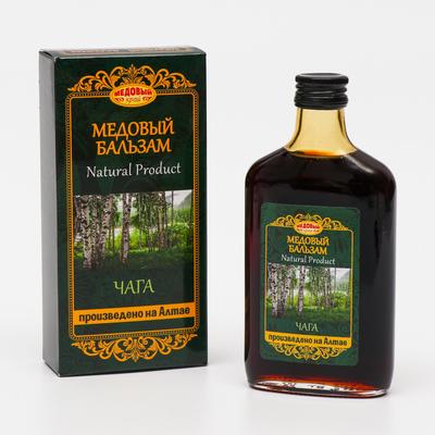 Безалкогольный алтайский медовый бальзам на травах «Чага», 250 мл