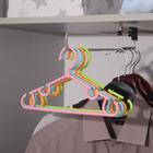 Плечики для одежды детские Доляна «Радость», размер 30-34, цвет МИКС - Фото 5