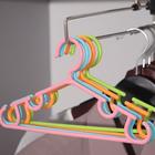 Плечики для одежды детские Доляна «Радость», размер 30-34, цвет МИКС - Фото 6