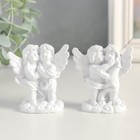 Фигурка полистоун «Белоснежные ангелы: объятия», 5.7×5.4×2.8 см, МИКС - Фото 1