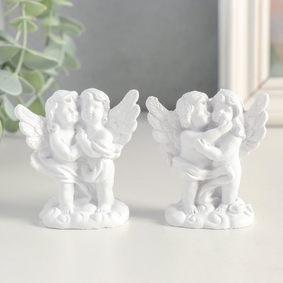 Фигурка полистоун «Белоснежные ангелы: объятия», 5.7×5.4×2.8 см, МИКС